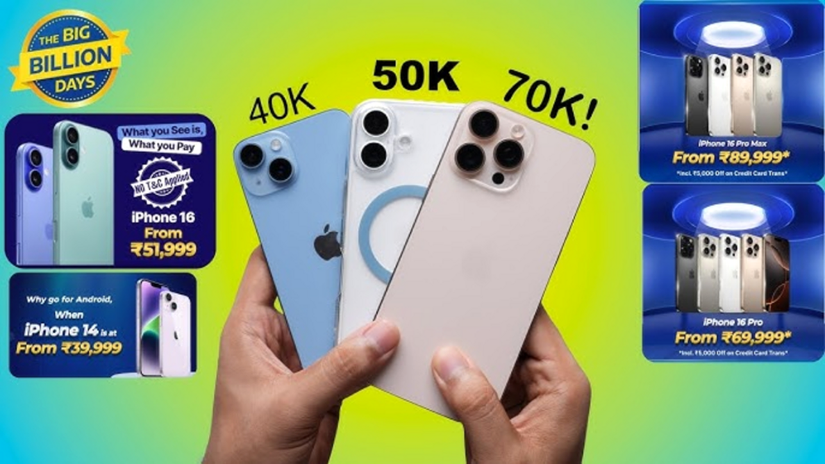 Flipkart Big Billion Days: iPhone 16 Pro Price Crashes to ₹69,999