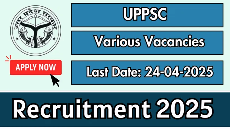 UPPSC Recruitment 2025: Apply Now for Assistant City Planner & Research Assistant Posts